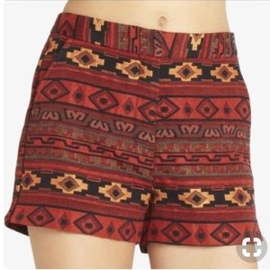 NWOT Bcbgeneration Southwestern Jacquard Shorts